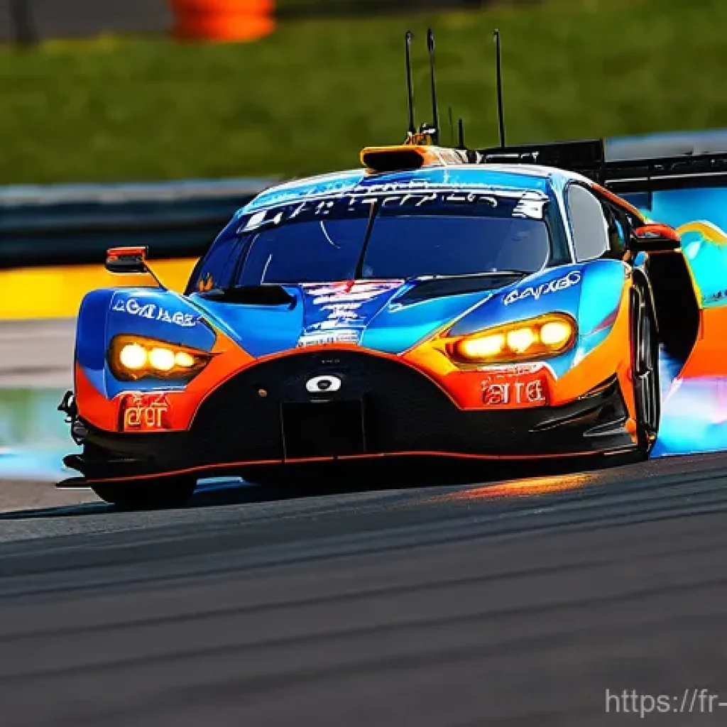 F1 머신의 코너링 기술 분석 - **Prompt:** A high-octane Formula 1 car intensely braking into a sharp, iconic corner on a sun-drenc...